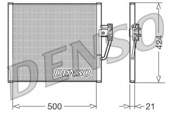 Imagine Condensator, climatizare DENSO DCN05005