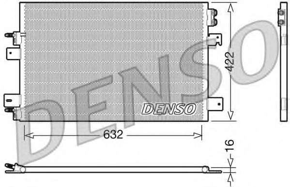 Imagine Condensator, climatizare DENSO DCN06007