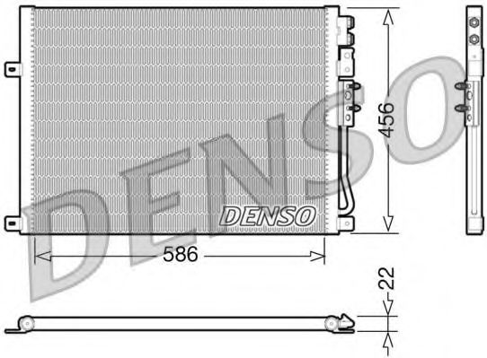 Imagine Condensator, climatizare DENSO DCN06009