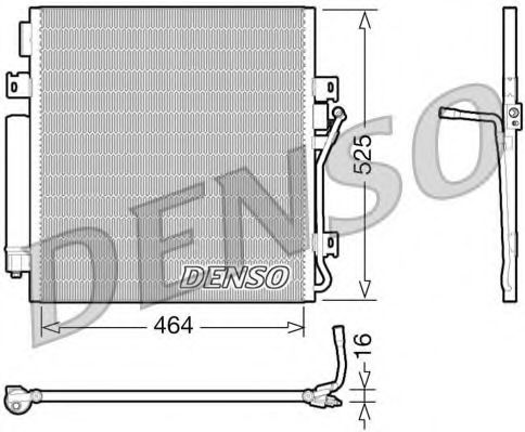 Condensator, climatizare DENSO DCN06011