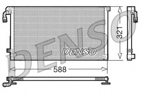 Imagine Condensator, climatizare DENSO DCN07004