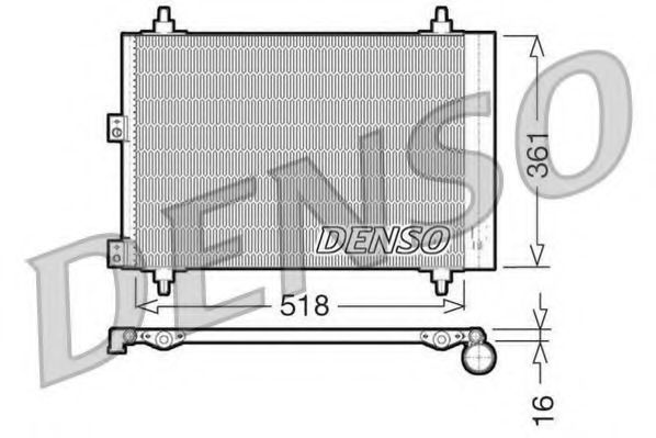 Imagine Condensator, climatizare DENSO DCN07006