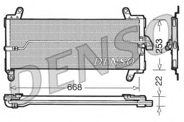 Imagine Condensator, climatizare DENSO DCN09002