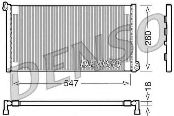 Imagine Condensator, climatizare DENSO DCN09081