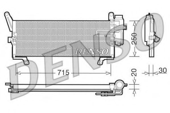 Imagine Condensator, climatizare DENSO DCN09095