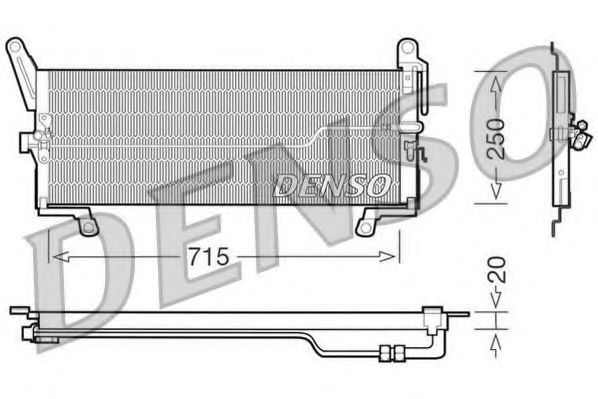 Imagine Condensator, climatizare DENSO DCN09098