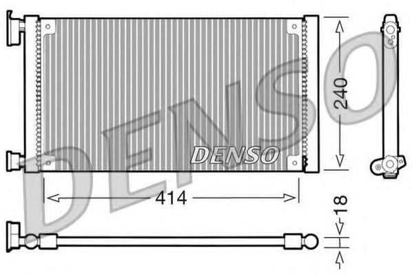 Imagine Condensator, climatizare DENSO DCN09120