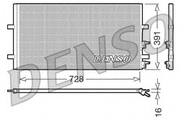 Imagine Condensator, climatizare DENSO DCN10017