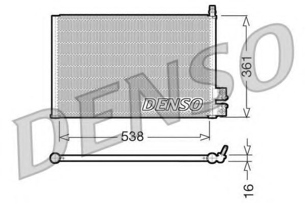 Imagine Condensator, climatizare DENSO DCN10021