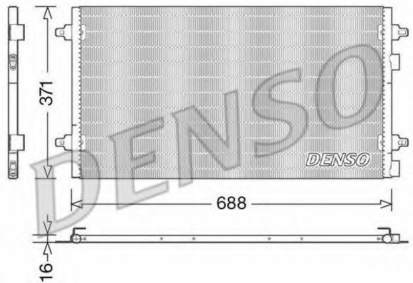 Imagine Condensator, climatizare DENSO DCN13004