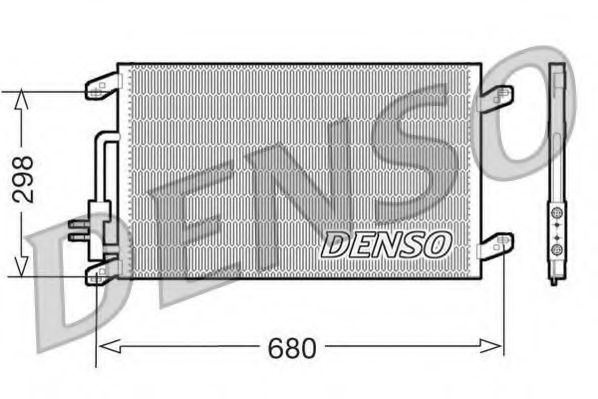 Imagine Condensator, climatizare DENSO DCN13016