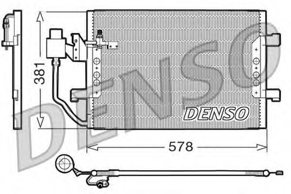 Imagine Condensator, climatizare DENSO DCN17001