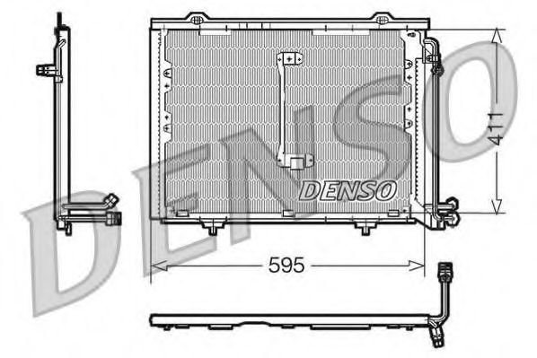 Imagine Condensator, climatizare DENSO DCN17013
