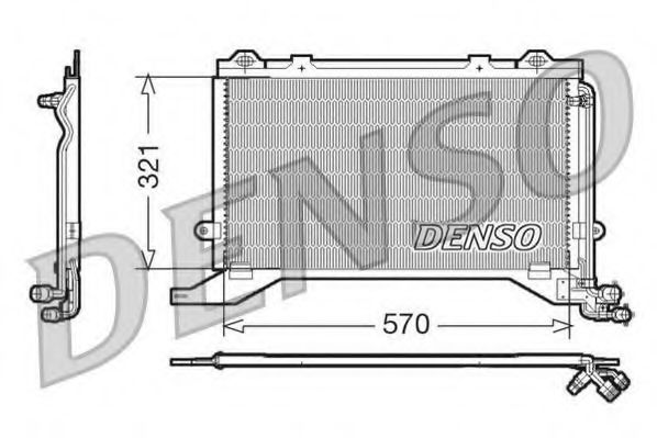 Imagine Condensator, climatizare DENSO DCN17020