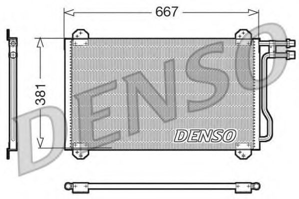 Imagine Condensator, climatizare DENSO DCN17055