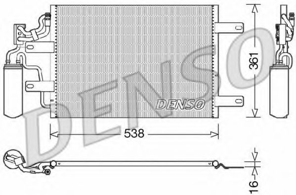 Imagine Condensator, climatizare DENSO DCN20025