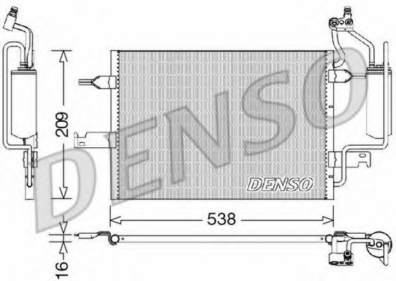 Imagine Condensator, climatizare DENSO DCN20026