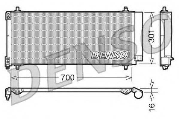 Imagine Condensator, climatizare DENSO DCN21027