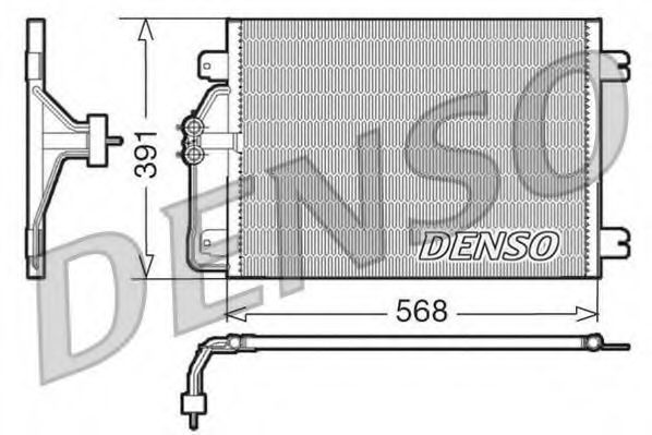 Imagine Condensator, climatizare DENSO DCN23010