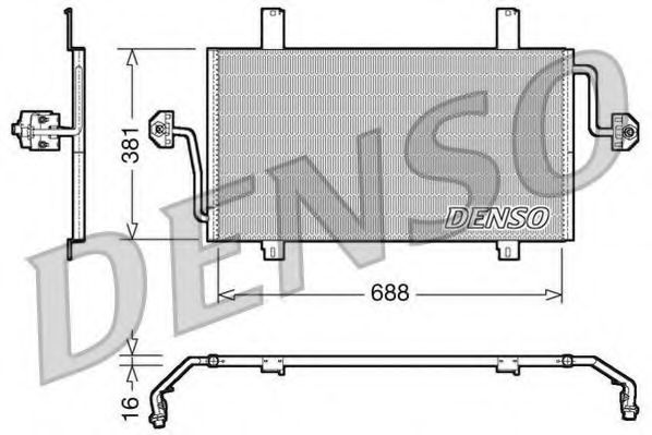 Imagine Condensator, climatizare DENSO DCN23016