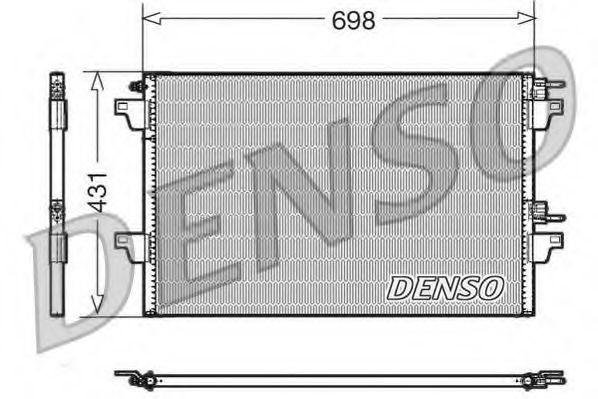 Imagine Condensator, climatizare DENSO DCN23022