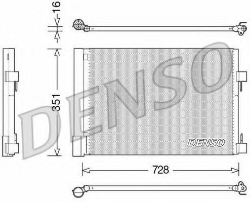 Condensator, climatizare DENSO DCN23032