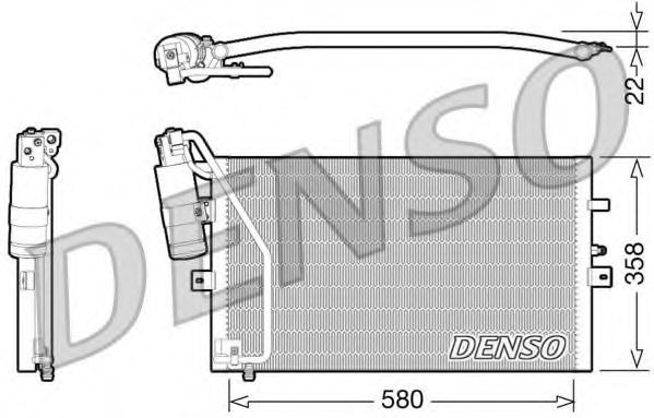 Imagine Condensator, climatizare DENSO DCN25003