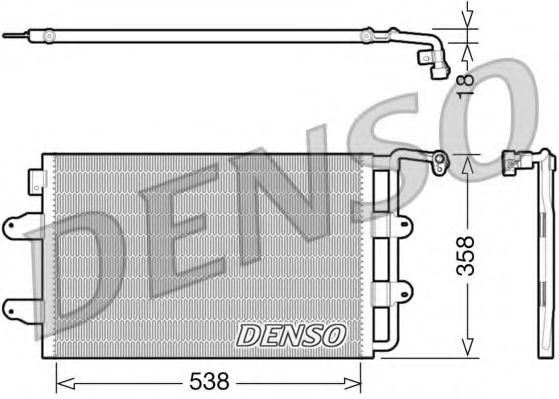 Imagine Condensator, climatizare DENSO DCN32026