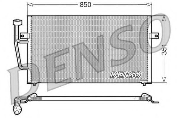 Imagine Condensator, climatizare DENSO DCN33007