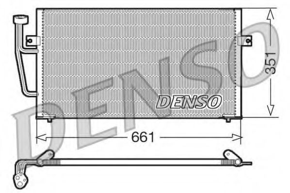 Imagine Condensator, climatizare DENSO DCN33008