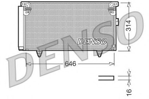 Imagine Condensator, climatizare DENSO DCN36001