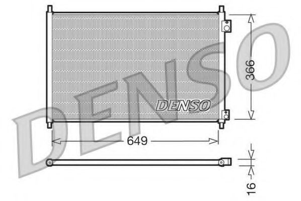 Imagine Condensator, climatizare DENSO DCN40006