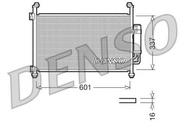 Imagine Condensator, climatizare DENSO DCN40007