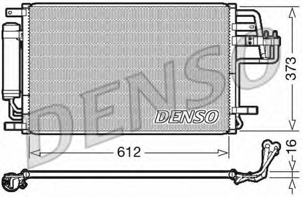 Imagine Condensator, climatizare DENSO DCN41007