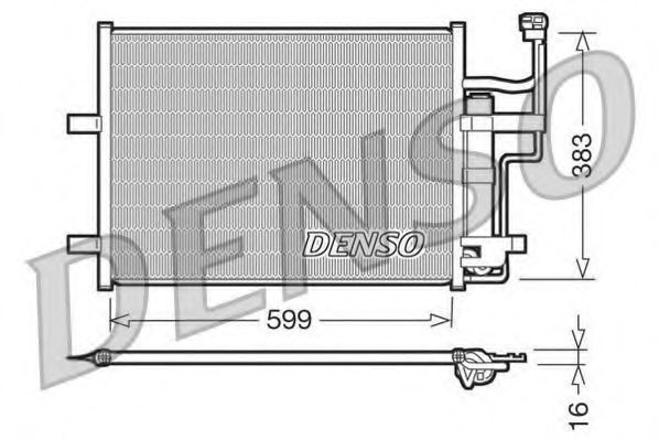 Imagine Condensator, climatizare DENSO DCN44003