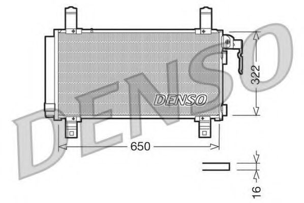 Imagine Condensator, climatizare DENSO DCN44006