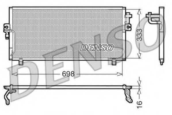 Imagine Condensator, climatizare DENSO DCN46010