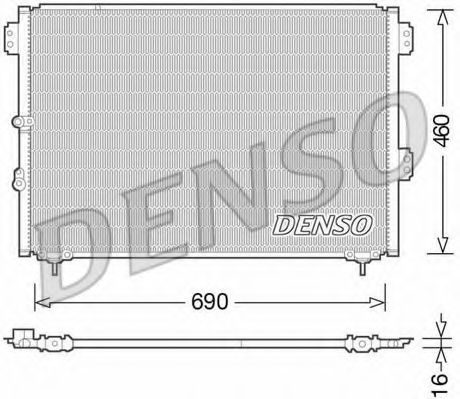 Imagine Condensator, climatizare DENSO DCN50033