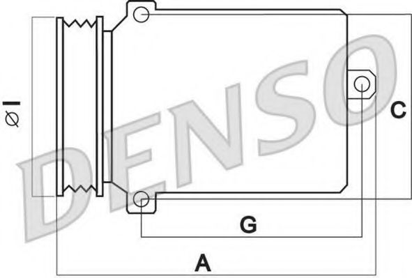 Imagine Compresor, climatizare DENSO DCP02026