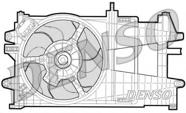 Imagine Ventilator, radiator DENSO DER09033