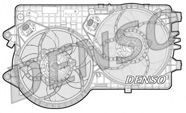 Imagine Ventilator, radiator DENSO DER09093