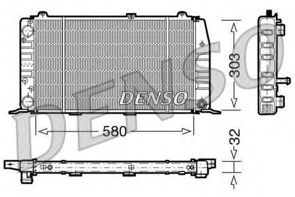 Imagine Radiator, racire motor DENSO DRM02010
