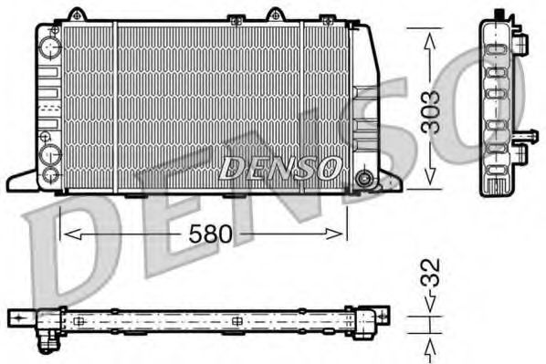 Imagine Radiator, racire motor DENSO DRM02011