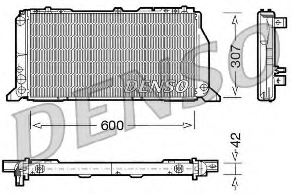 Imagine Radiator, racire motor DENSO DRM02013