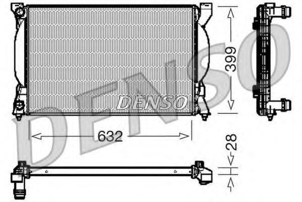 Imagine Radiator, racire motor DENSO DRM02033