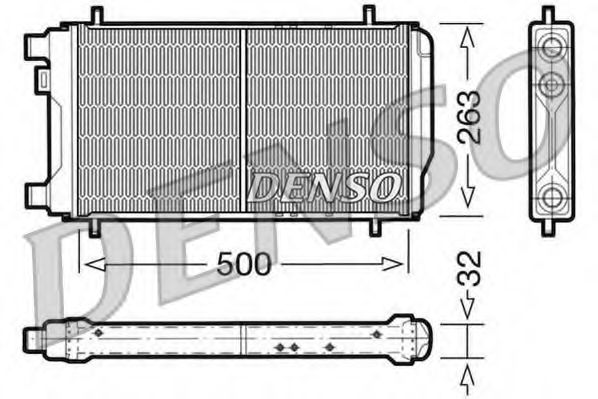 Imagine Radiator, racire motor DENSO DRM03010