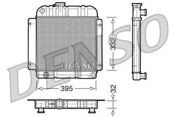 Imagine Radiator, racire motor DENSO DRM05001