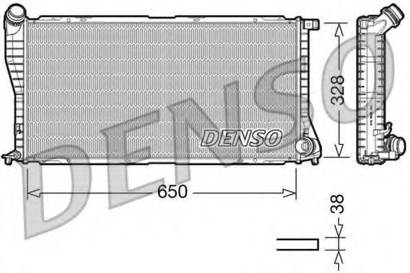 Imagine Radiator, racire motor DENSO DRM05002