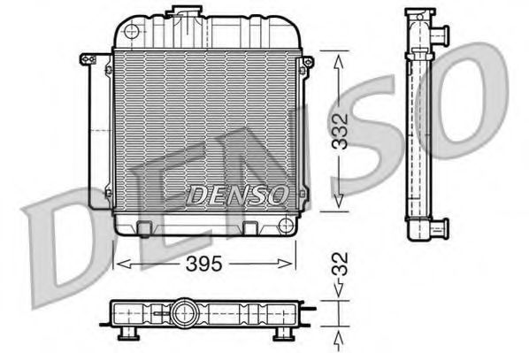 Imagine Radiator, racire motor DENSO DRM05010