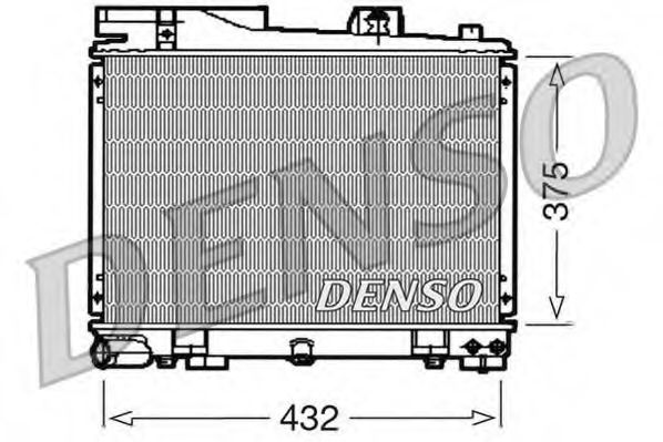 Imagine Radiator, racire motor DENSO DRM05034